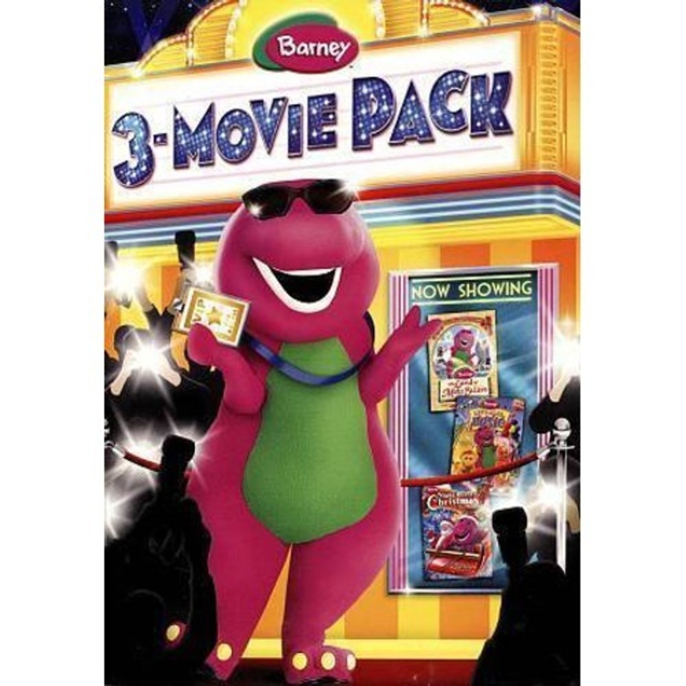 Barney 3-Movie Pack Land Make Believe/Lets Make Music/Night Before Christmas Dvd